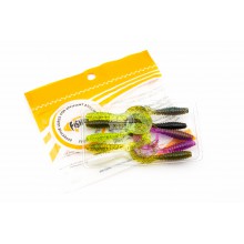 FishUp  Fancy Grub 2.5"  6.3cm MIX 10pcs