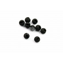 Główki wolframowe slotted w kolorze black 5.5mm 1.4g