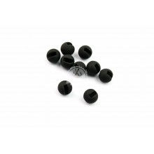 Główki wolframowe slotted w kolorze black 3.5mm 0.3g