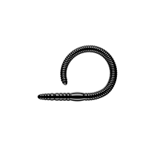 Libra Lures Flex Worm 95mm (bezzapachowe) 040 - Black