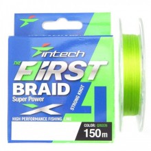 Plecionka Intech - First Braid X4 0.6PE 10lb/4.54kg 150m Green