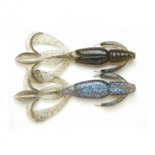 Keitech crazy flapper 2.0" 51mm 462 Electric Smoke Craw - 8pc.