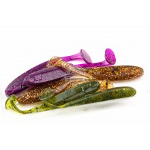 Gumy Perch Professor Fluky Shad 6.5cm - MIX 6szt.