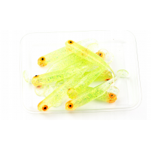 Gumy Great Fish GF1 (49mm) kolor Glitter light green- 10szt.