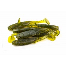 Rubber Perch Professor Fluky Shad 6.5cm - 01 Original 6pc.