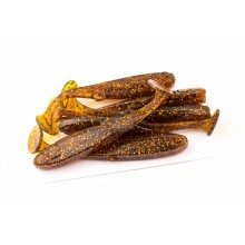 Rubber Perch Professor Fluky Shad 6.5cm - 03 Bimber Tea 6pc.