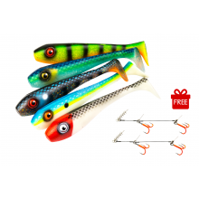 Zestaw Angry Pikes Tyson 17cm 25g MIX 5szt. + Gratis.