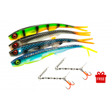 Zestaw Angry Pikes Jaskółka Uppercut 25cm 50g - MIX 4szt.