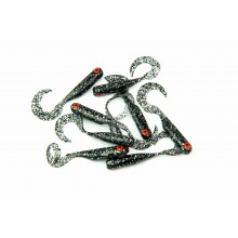 Gumy Great Fish GF1 twister (49mm) Glitter graphite - 10szt.