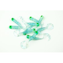 Gumy Great Fish GF1 twister (49mm) Ice Blue - 10szt.