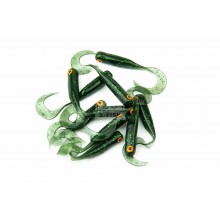 Gumy Great Fish GF1 twister (49mm) Magic Green - 10szt.