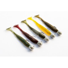 Zestaw Gum M5 Craft 5szt.  FlyFish 2,5" (6.3cm)+główki 5szt.