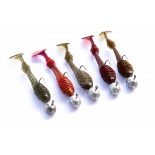 Zestaw M5 Craft 5szt. Chubby Shad 2.2" (5.6cm) + główki 5szt.