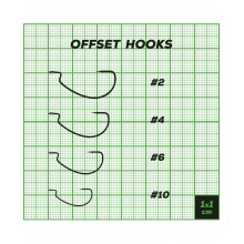 Perch Professor Offset Hooks hak offsetowy rozmiar 6- 6szt