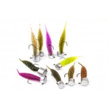 Zestaw na Okonia Tanta 1.5" 3.8cm MIX 10szt. + główki ned