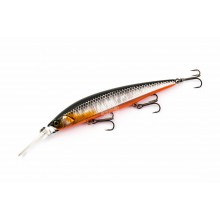 Jackall Rerange 110SP DR HL silver black red belly