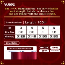 Żyłka Varivas SUPER TROUT Advance KATCHI-IRO 4lb 0.148mm