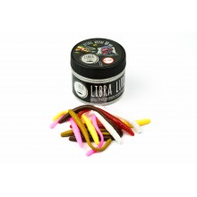 Libra Lures Zestaw Dying Worm 80mm mix. 12szt - bezzapachowe