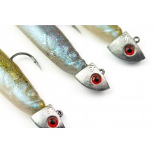 Perch Professor Freakin Minnow 8cm MIX 5szt.+ główki Jaws