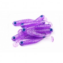 Gumy Great Fish GF1 (70mm) kolor Glitter Light Purple - 6szt.