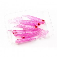 Gumy Great Fish GF1 (70mm) kolor Glitter pink - 6szt.