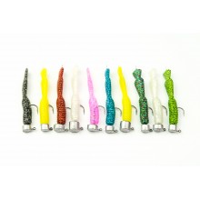 Gumy Great Fish GF2 (60mm) MIX  - 10szt. + główki NED