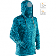 Bluza z kapturem Norfin shirt Sun Pro Marlin Hoodie zielona XL