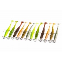 Zestaw Keitech Easy Shiner 2" MIX 12szt. + gł. jigowe